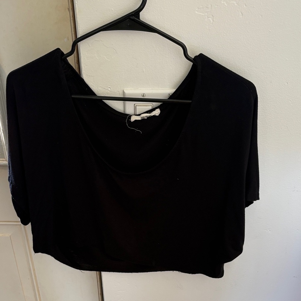 Black Women's Crop Top